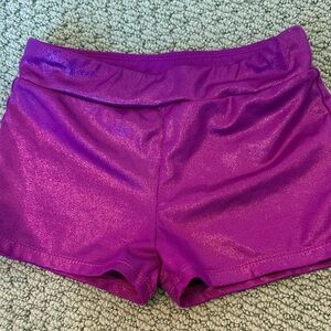 More Than Magic Shiny Magenta Girls' Dance Shorts
